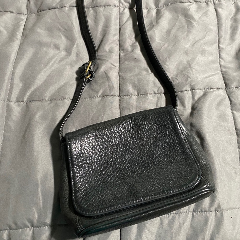 Vintage Coach Black Crossbody Purse